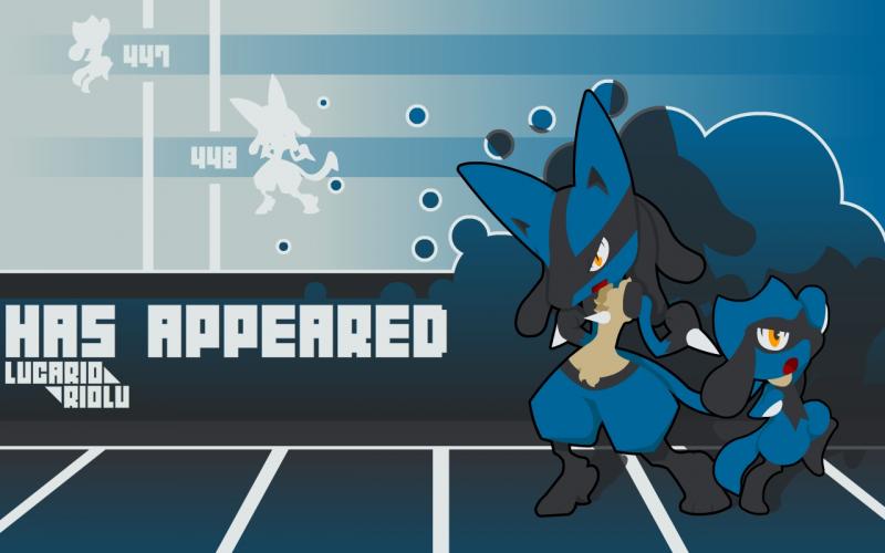 Lucario Riolu wallpaper by Xeno striker