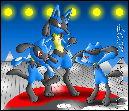 lucario+riolu
