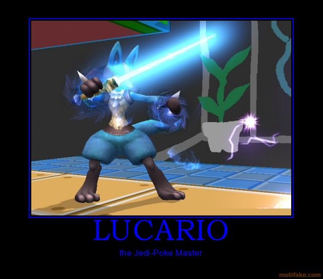Lucario - The Jedi-Poke master