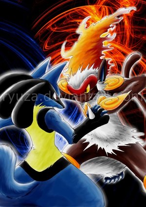 Lucario VS Infernape