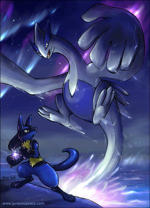 Lucario VS Lugia