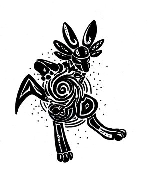 Lucarios Aura Sphere by solsticecat220