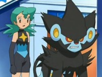 Luxray and its trainer