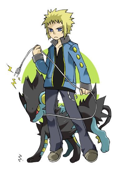 Luxray and Volkner