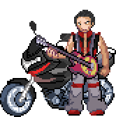 Made for my friend......a fusion from a bunch of other sprites....but all edited......the bike is half scratch and half from one of the D/P bikers....