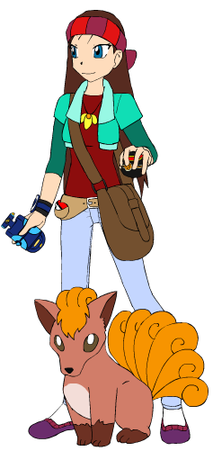 Maggie is a member of the Pokemon Avengers Squad, an organization created to protect all pokemon. Maggie is the newest member, and just joined yesterd