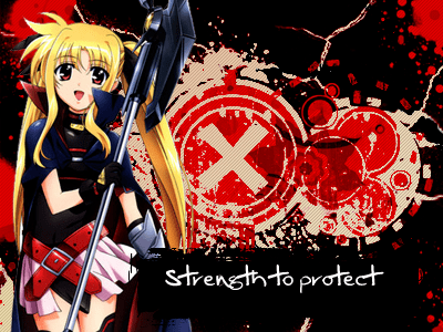 Magical Girl Lyrical Nanoha Banner. Part of the third matching theme set made by Kimi. :D