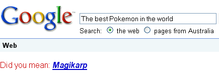 Magikarp is indeed the best Pokemon ever. REALLY!