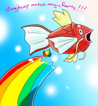Magikarp makes magic farts!!!