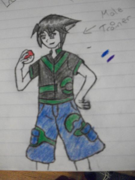 Male Hero Drawing (Zack).. Kinda Messed-up On his Left arm though