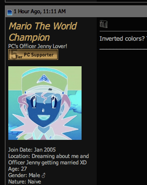 Mario Inverted!
