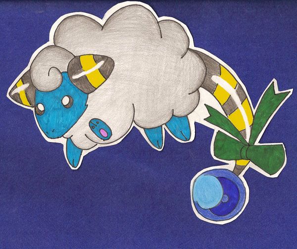 Marupi the Mareep by AdmiralHowl