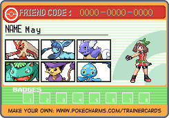 May's team is pretty much the same with the addition of Delcatty who evolved from her Skitty while it trained at the Petalburg Gym when her father fou
