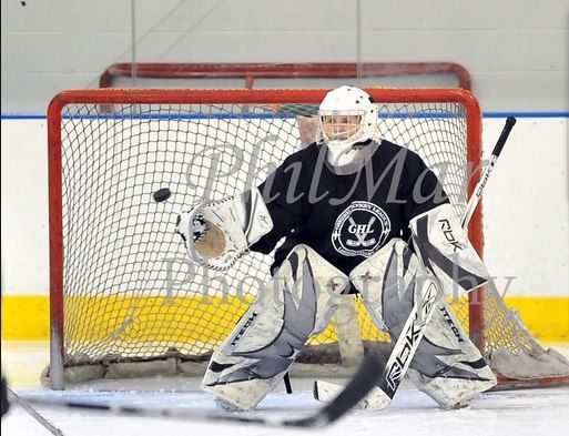 Me playing hockey.