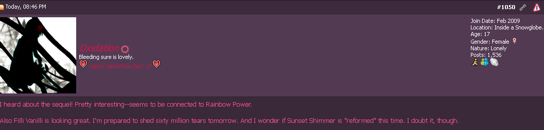 Me posting in pink

#FA529D btw. ;3
