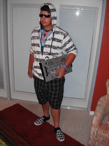 Me with my new mix board~
