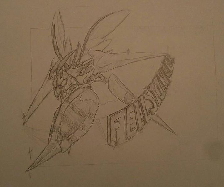 Mega Beedrill WIP