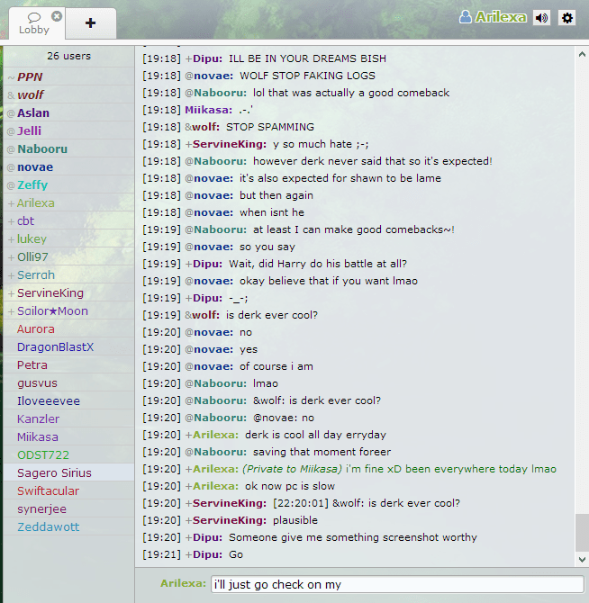 Megan took my request literally. =D