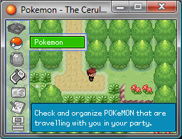 Menu pokemon