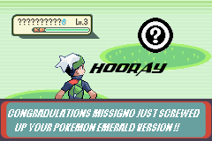 missigno that stupid glitch that screws up your game for GOOD!!