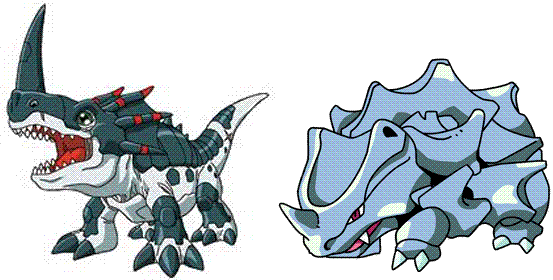 Monochromon & Rhyhorn