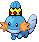 Mudkip with a scratched crown