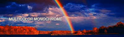 Multicolour Monochrome - made by Color me Evil