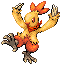 MusicalCcombusken sprite. (Repose of a Combusken