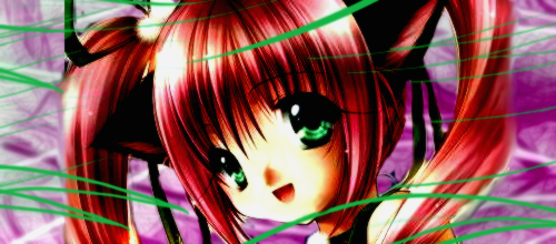 My anime girl banner.