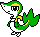 My attempt at a 2nd Generation sprite for Snivy.