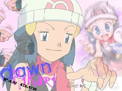 My banner I made for The Dawn Hikari Fan Club. [:
