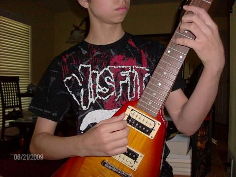 My Dean V up close.