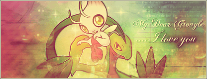 MY DEAR GROVYLE. <3