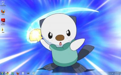 My desktop.

*Wishes it wasn't resized*