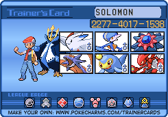 My DP Pokémon team
(lanturn is now clef and salamance is now zapdos btw)