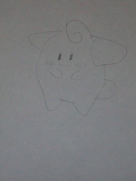 My drawing of Cleffa.