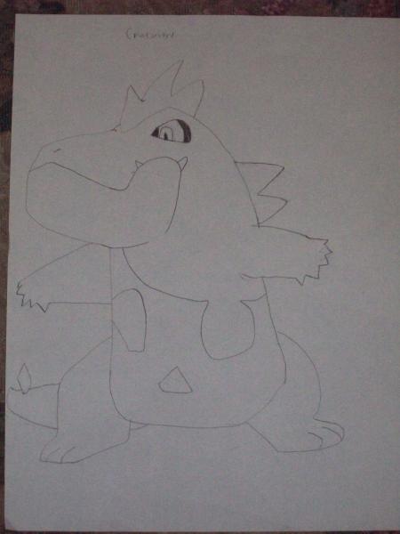 My drawing of Croconaw.