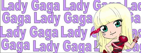 My first signature (lady gaga drawing not by me)