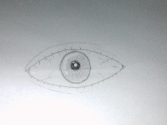 My first time trying to draw an eye XD