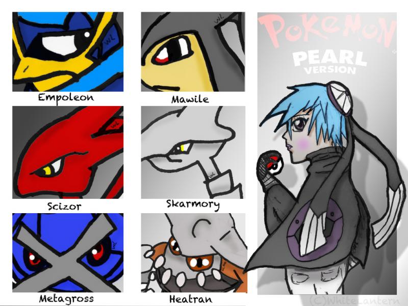 My "future" Pearl Team. All steel-types.