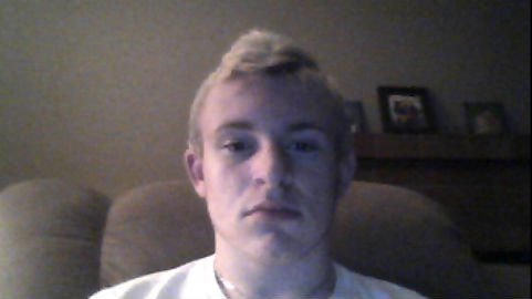 My hair, previously dyed bleach blond...