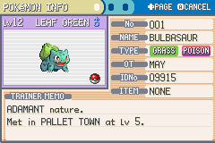 My Hm Slave Bulbasaur