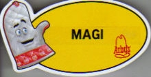 My nametag at work, ha.