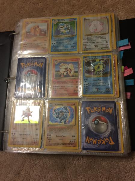 My Pokemon TCG collection, every set with the cards that I have from Base Set to Neo Revelations