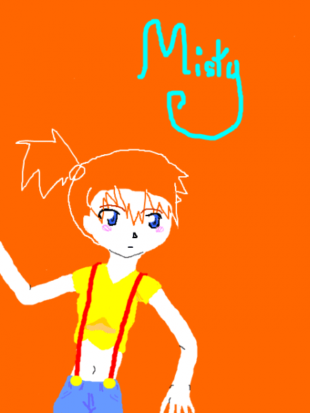 My really badly drawn Misty.