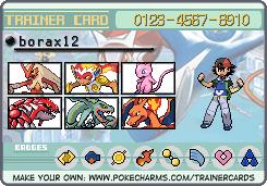my trainer card
