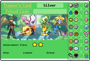 My trainer card