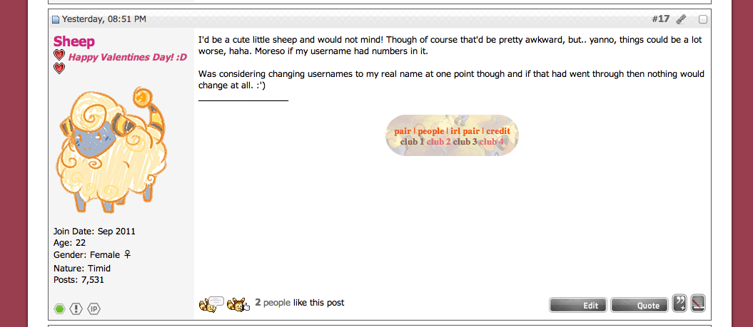 my vday 2014 name format!
