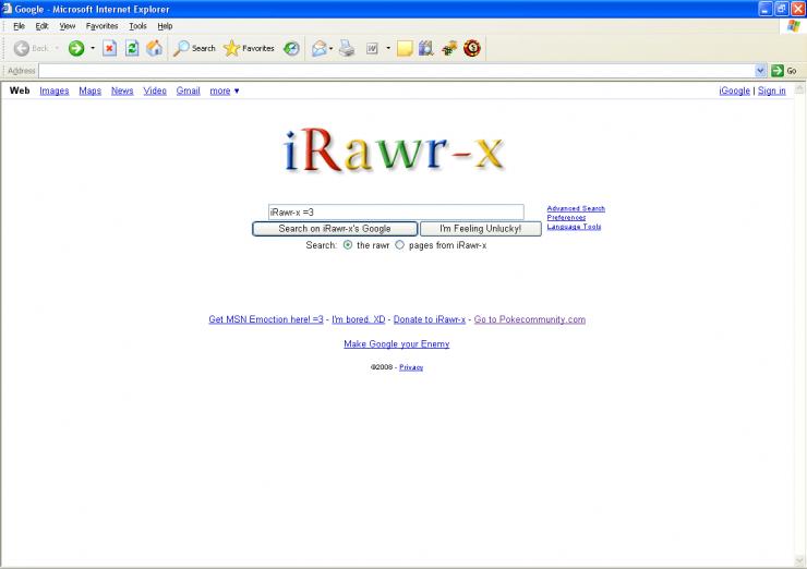 My very own google =3