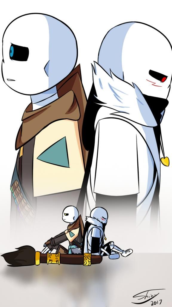 Mystic Messenger Ink!Sans Cross!Sans